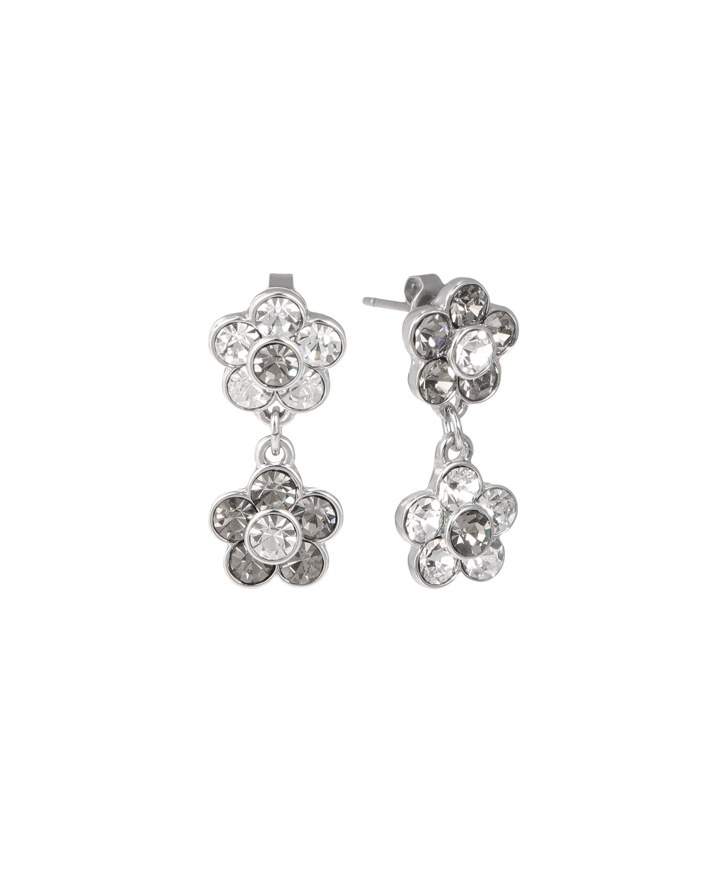 MARY QUANT「カラービジューデイジー ピアス」|ピアス|クリア