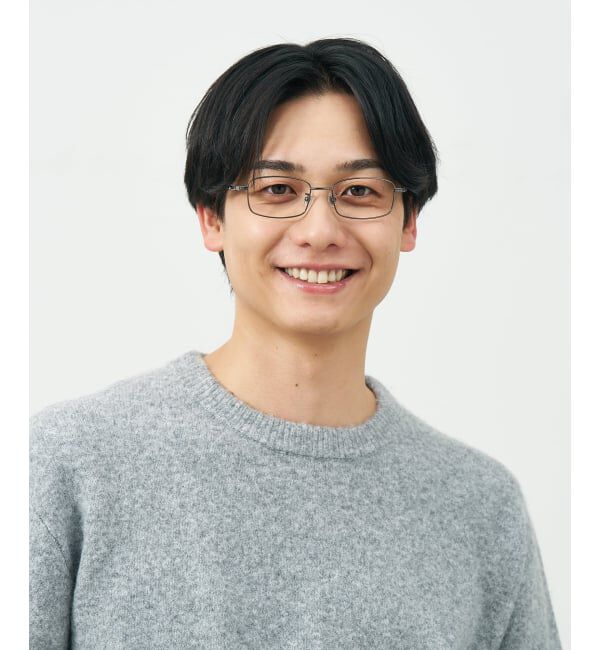  「ウェリントン 横長 メガネ | メタルフレーム 眼鏡 伊達メガネ 度付き 度なし ユニセックス レンズ交換券付」|メガネ|