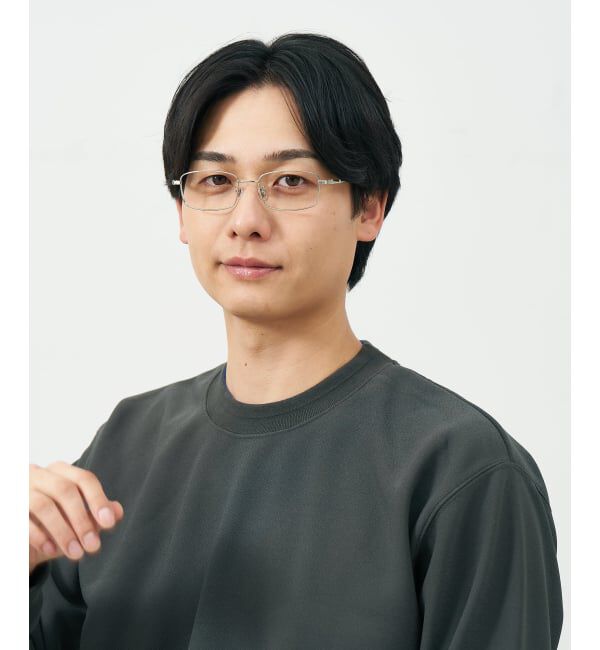  「ウェリントン 横長 メガネ | メタルフレーム 眼鏡 伊達メガネ 度付き 度なし ユニセックス レンズ交換券付」|メガネ|