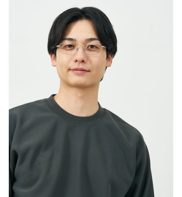  「ウェリントン 横長 メガネ | メタルフレーム 眼鏡 伊達メガネ 度付き 度なし ユニセックス レンズ交換券付」|メガネ|