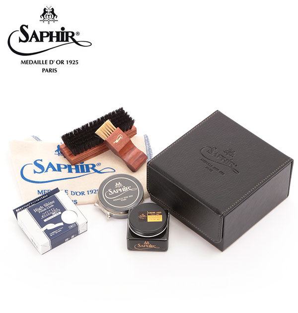BACKYARD FAMILY「靴磨きセット サフィールノワール Saphir Noir シューシャインセット ハイシャインセット」|その他|