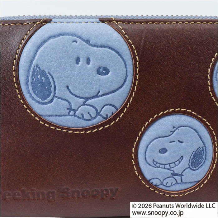 BACKYARD FAMILY「スヌーピー 長財布 大人 通販 SNOOPY 73536 財布 レザー 長サイフ ながさいふ」|財布|
