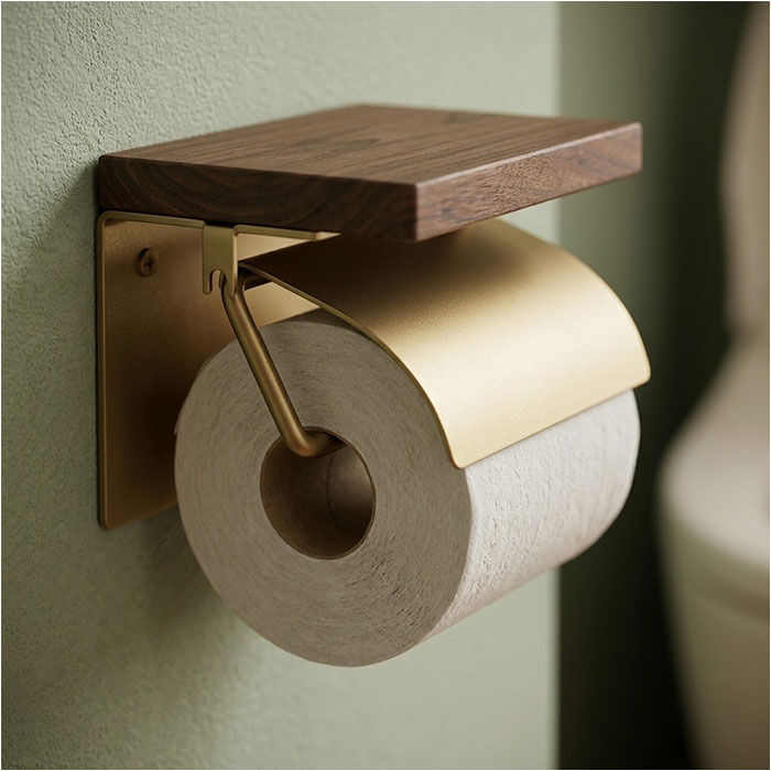 BACKYARD FAMILY「トイレットペーパーホルダー シングル 通販 おしゃれ アイアン ペーパーホルダー シンプル」|トイレタリー・ランドリーグッズ|