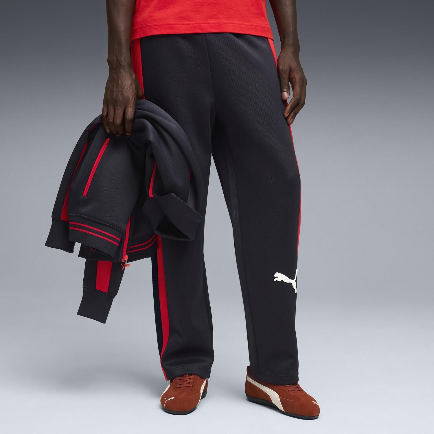 PUMA「【PUMA ｳｪｱ】M T7 RELAXED BIG CAT TRACK PT」|チノ|