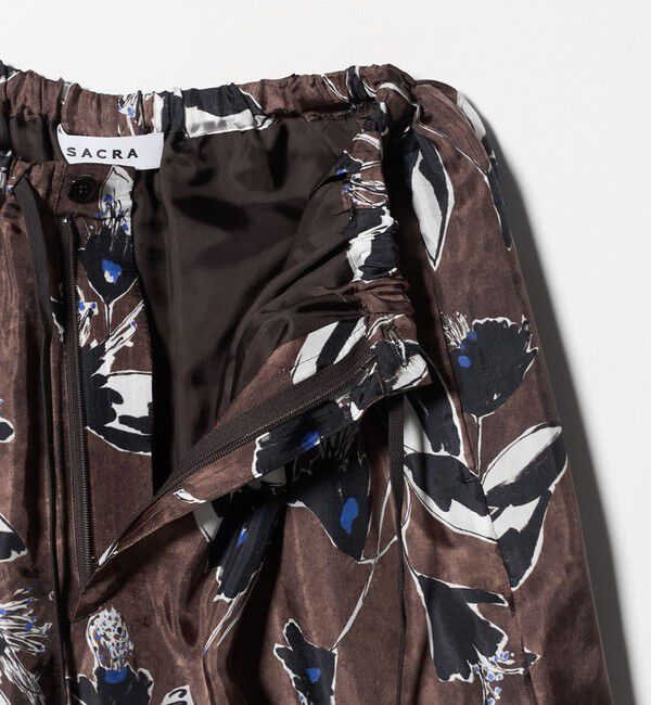 UNITED ARROWS「＜SACRA＞ペイント フローラ パンツ」|チノ|