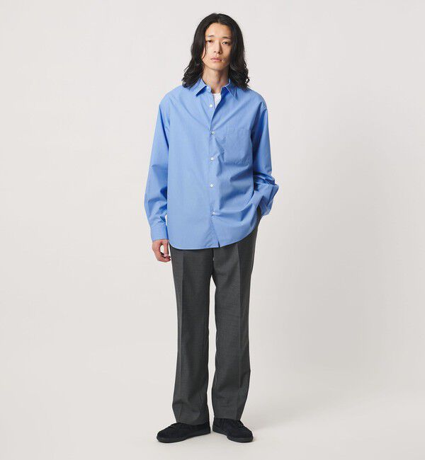 UNITED ARROWS「カリビアーナミルズ ポプリン レギュラーカラーシャツ」|シャツ・ブラウス|