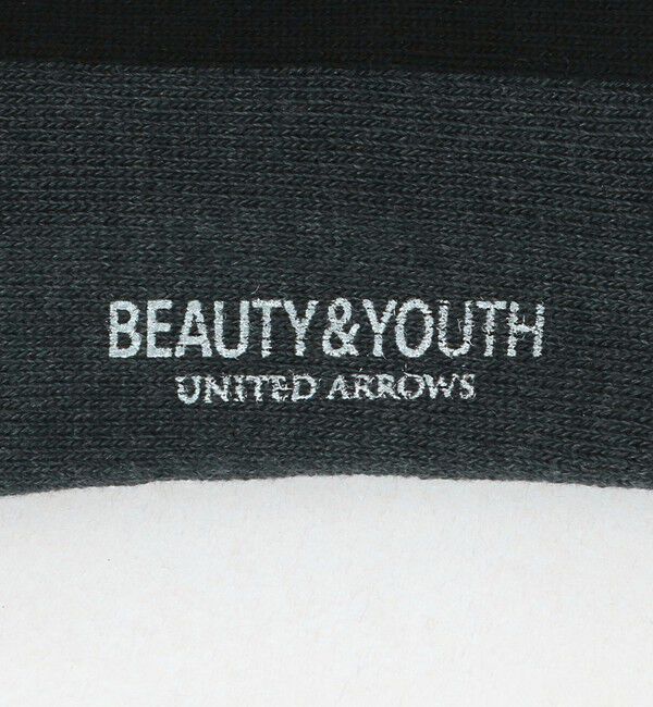 BEAUTY&YOUTH UNITED ARROWS「バック ライン クウォーター ソックス」|ソックス|