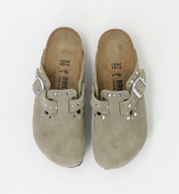 BEAUTY&YOUTH UNITED ARROWS「＜BIRKENSTOCK＞スエード ボストン リベット サンダル」|サンダル|