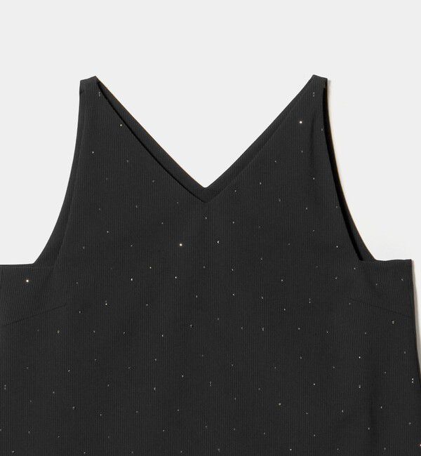 BEAUTY&YOUTH UNITED ARROWS「ラインストーン ノースリーブチュニック ウォッシャブル」|タンクトップ|
