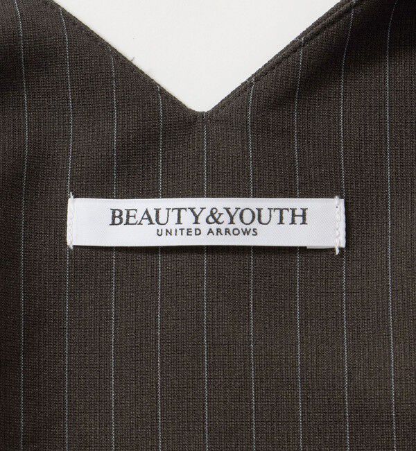 BEAUTY&YOUTH UNITED ARROWS「ラインストーン ノースリーブチュニック ウォッシャブル」|タンクトップ|