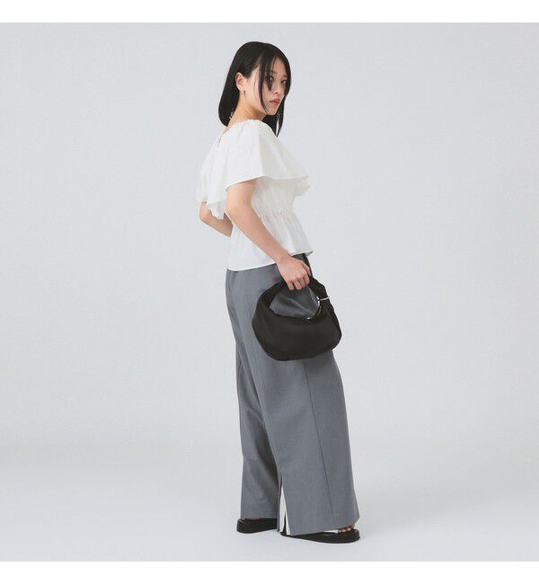 Ray BEAMS 「ケープ カラー オフショルダー ブラウス」|シャツ・ブラウス|