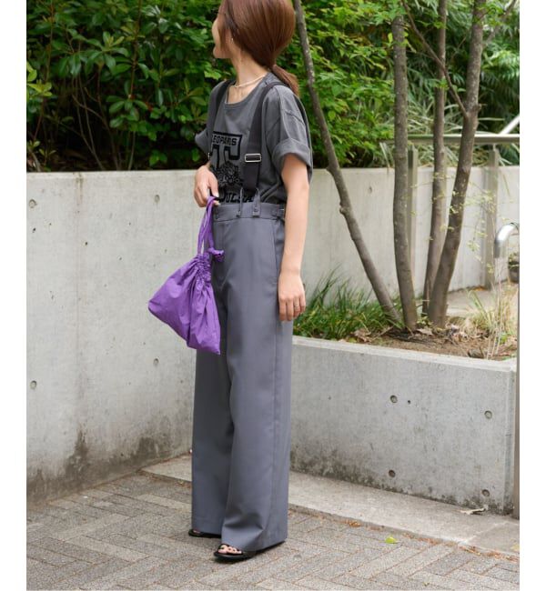 OUTDOOR PRODUCTS Usual Things「追加 TEE&times;サスペンダーパンツ2点SET 一部店舗+WEB限定」|スラックス|