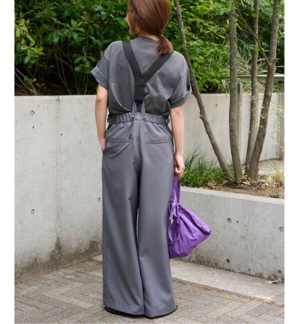 OUTDOOR PRODUCTS Usual Things「追加 TEE&times;サスペンダーパンツ2点SET 一部店舗+WEB限定」|スラックス|