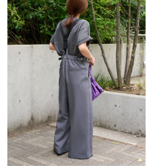 OUTDOOR PRODUCTS Usual Things「追加 TEE&times;サスペンダーパンツ2点SET 一部店舗+WEB限定」|スラックス|