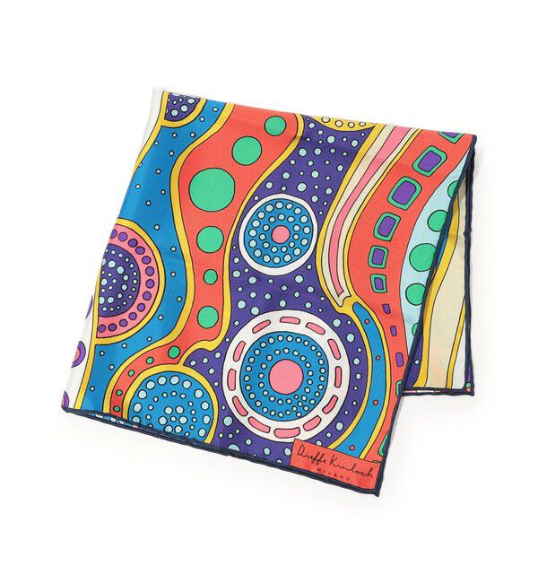 TOMORROWLAND GOODS「Kinloch シルクスカーフ」|バンダナ・スカーフ|38 オレンジ系