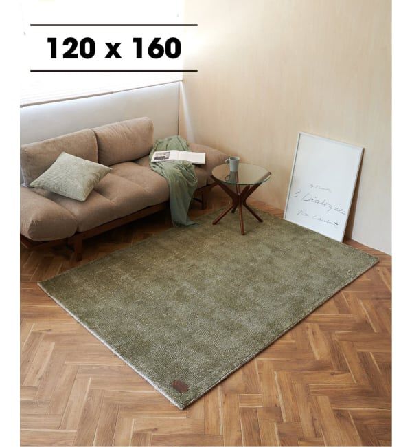 journal standard Furniture「PACIFIC RUG 120X160　パシフィックラグ」|その他|カーキ