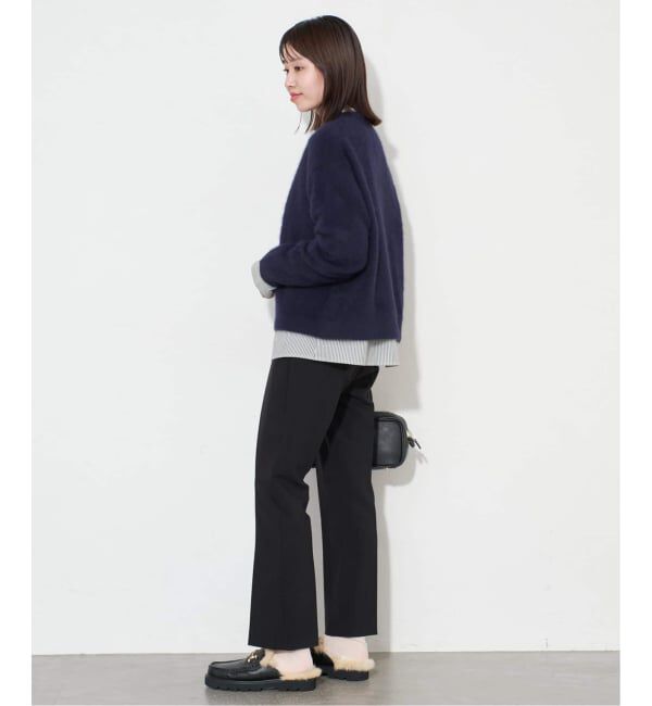 SLOBE IENA「《吸湿発熱/追加》CIRCULATE WARM スティックパンツ」|スラックス|