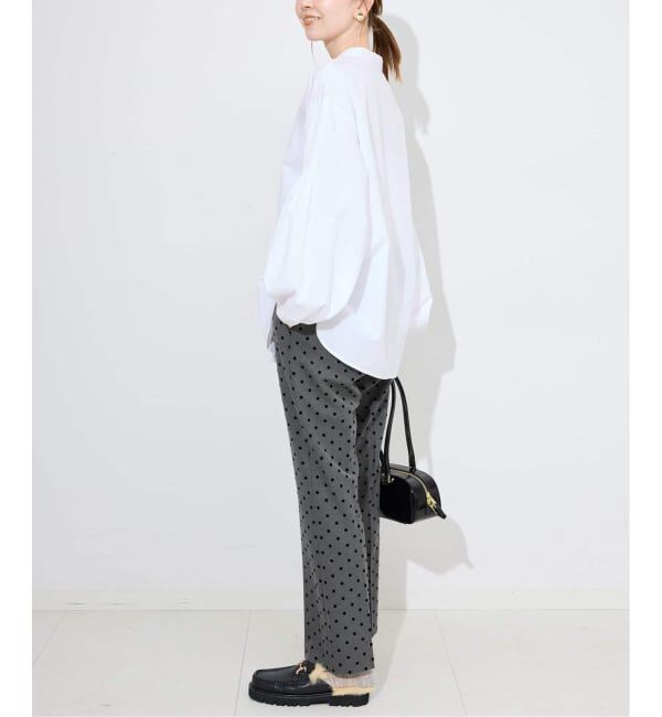 SLOBE IENA「《吸湿発熱/追加》CIRCULATE WARM スティックパンツ」|スラックス|