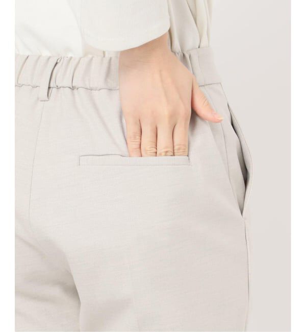 SLOBE IENA「《吸湿発熱/追加》CIRCULATE WARM スティックパンツ」|スラックス|