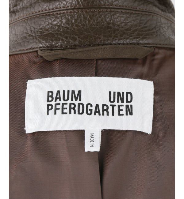 IENA LA BOUCLE「BAUM UND PFERDGARTEN  BELINE フェイクレザージャケット 24923」|その他|