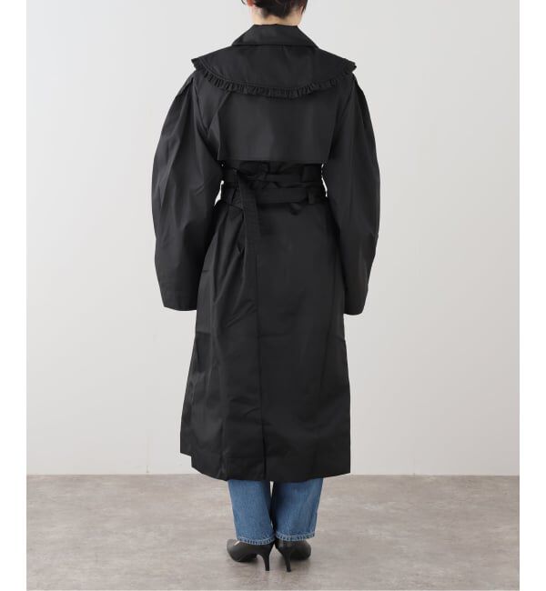 PULP「GANNI / ガニー Duchesse Nylon Trenchcoat」|トレンチコート|