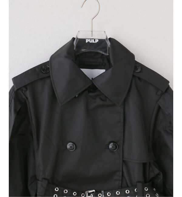 PULP「GANNI / ガニー Duchesse Nylon Trenchcoat」|トレンチコート|