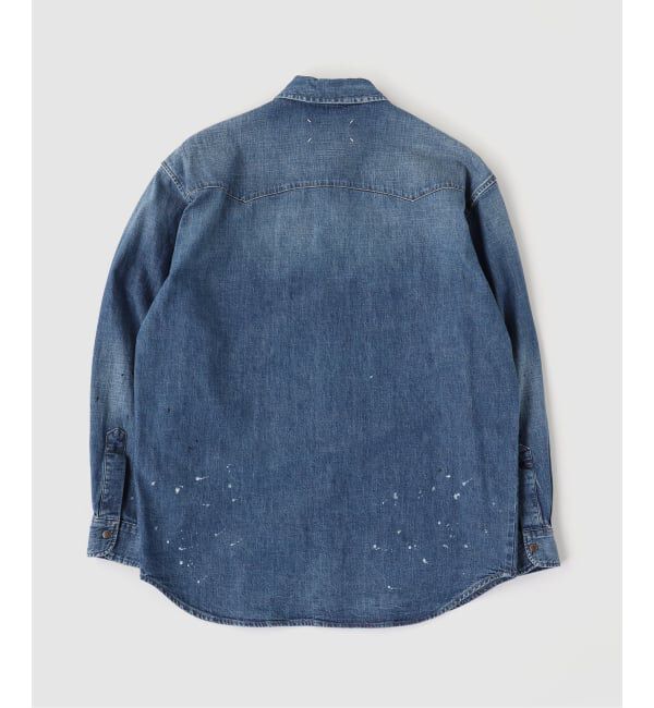 EDIFICE「MAISON MARGIELA(メゾン マルジェラ) BICOLOR DENIM SHIRT」|シャツ・ブラウス|