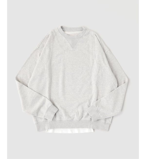 EDIFICE「MAISON MARGIELA(メゾン マルジェラ) DOUBLE LAYERED SWEATSHIRT」|Tシャツ・カットソー|グレーB