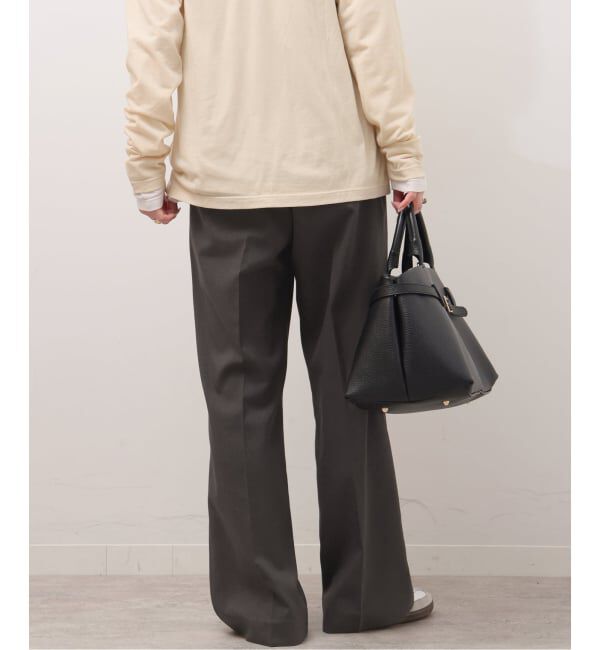 JOURNAL STANDARD relume「《WEB限定追加》マットウースフレアタックパンツ」|スラックス|