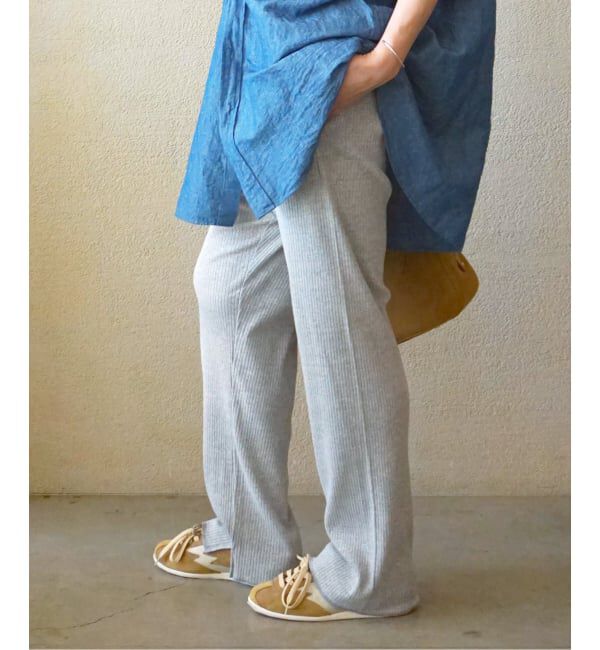 journal standard luxe「ランダムテレコ パンツ」|その他|グレーA