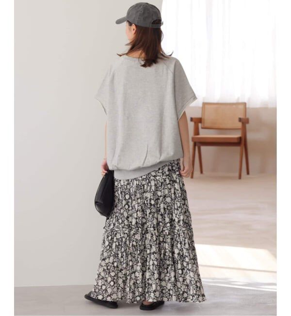 JOURNAL STANDARD relume「《WEB限定追加 / 新色》コットンボイルクリンクルティアードスカート（柄）」|スカート|