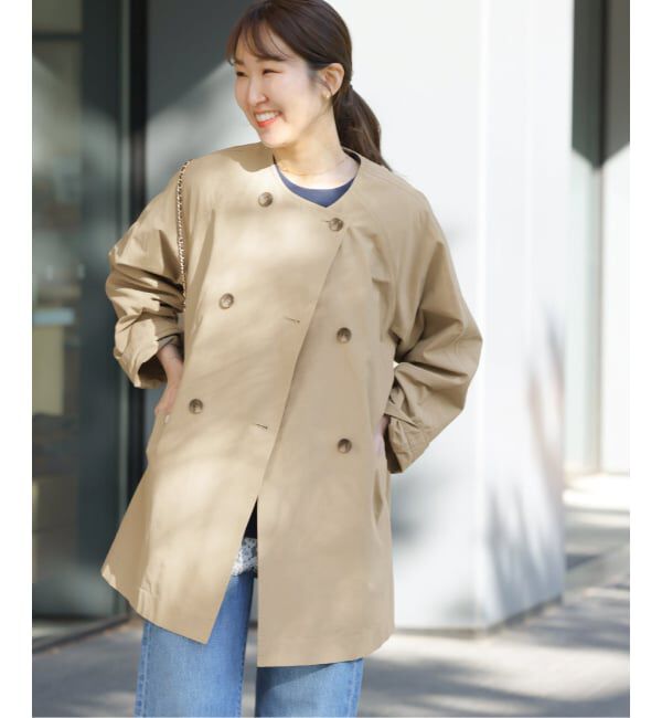 JOURNAL STANDARD relume「［洗濯機洗い可］ノーカラートレンチコート」|トレンチコート|