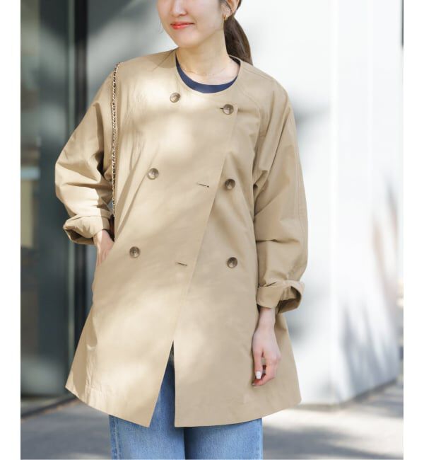 JOURNAL STANDARD relume「［洗濯機洗い可］ノーカラートレンチコート」|トレンチコート|