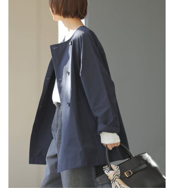 JOURNAL STANDARD relume「［洗濯機洗い可］ノーカラートレンチコート」|トレンチコート|