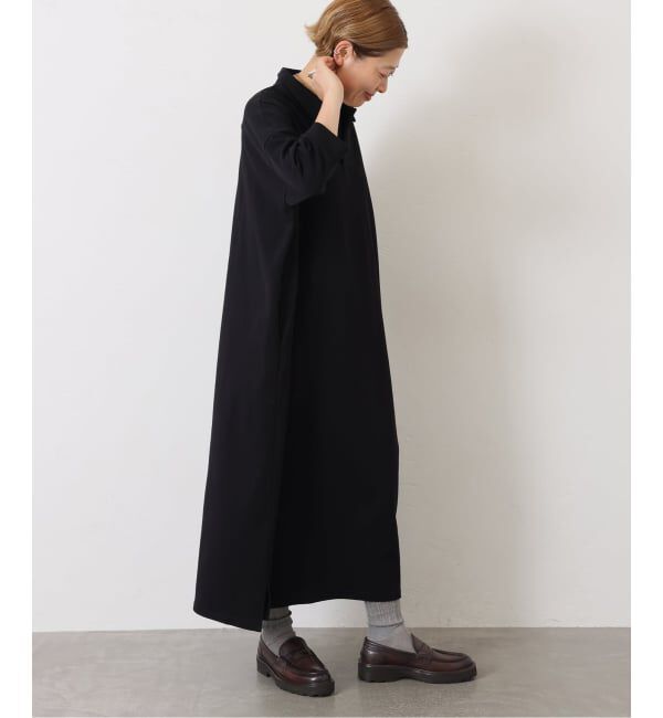 journal standard luxe「デラヴェジャージー ポロワンピース」|ワンピース|ブラック