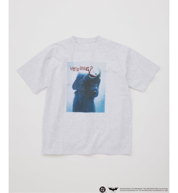 JOURNAL STANDARD「THE DARK KNIGHT / ダークナイト プリント 半袖 Tシャツ」|Tシャツ・カットソー|グレー