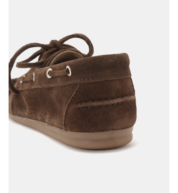 journal standard L'essage「【ALOHAS/アロハス】 Rowan Suede Brown Leather Loafers」|スリッポン|