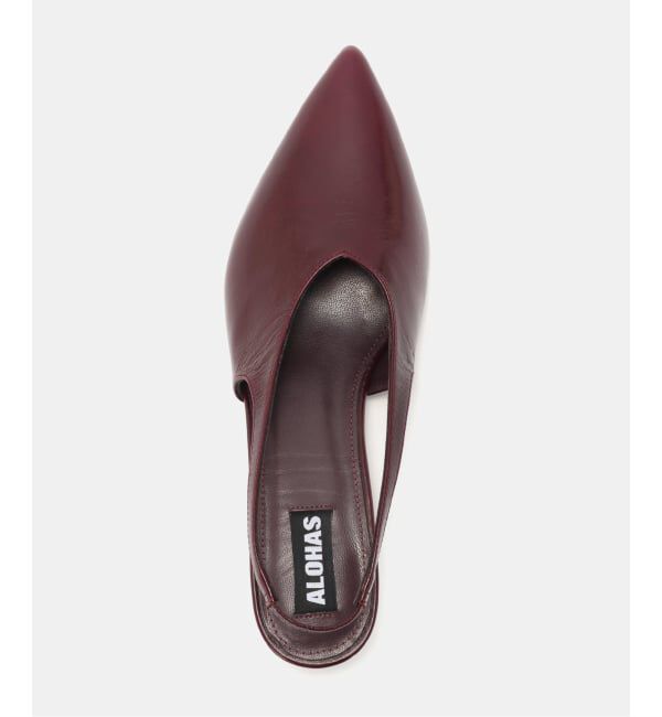 journal standard L'essage「【ALOHAS/アロハス】Eros Burgundy Leather Pumps：パンプス」|パンプス|
