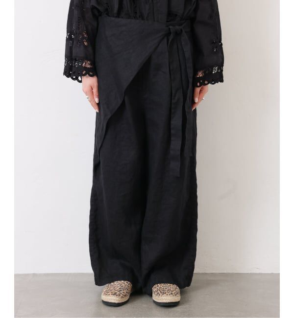 journal standard luxe「フレンチリネンツイル ラップパンツ」|その他|