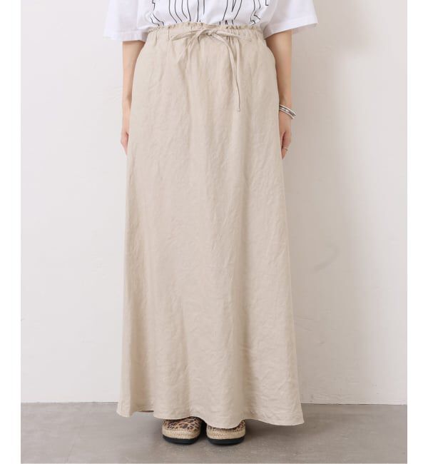 journal standard luxe「フレンチリネンツイルスカート」|スカート|