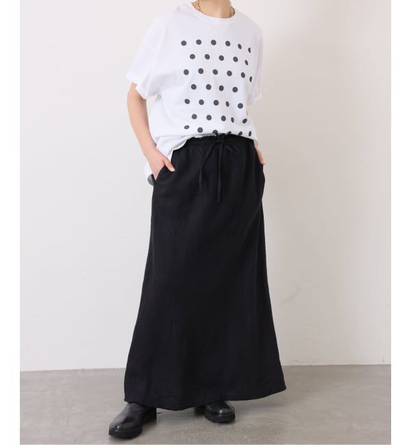 journal standard luxe「フレンチリネンツイルスカート」|スカート|