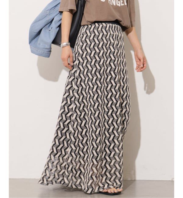 JOURNAL STANDARD relume「【TORRAZZO DONNA/トラッゾドンナ】ジオメトリックレーススカート」|スカート|