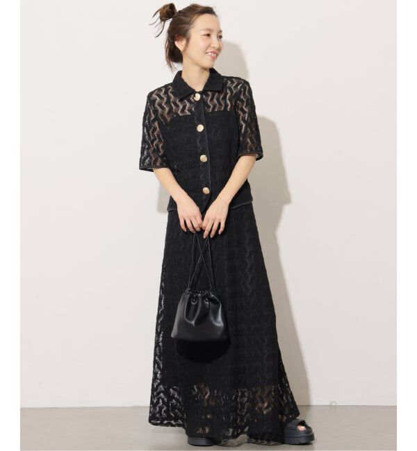 JOURNAL STANDARD relume「【TORRAZZO DONNA/トラッゾドンナ】ジオメトリックレーススカート」|スカート|