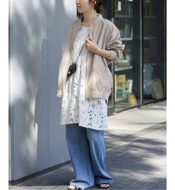 JOURNAL STANDARD relume「《追加》［手洗い可］ウォッシャブルナイロンダブルジップMA-1」|ブルゾン・スタジャン|