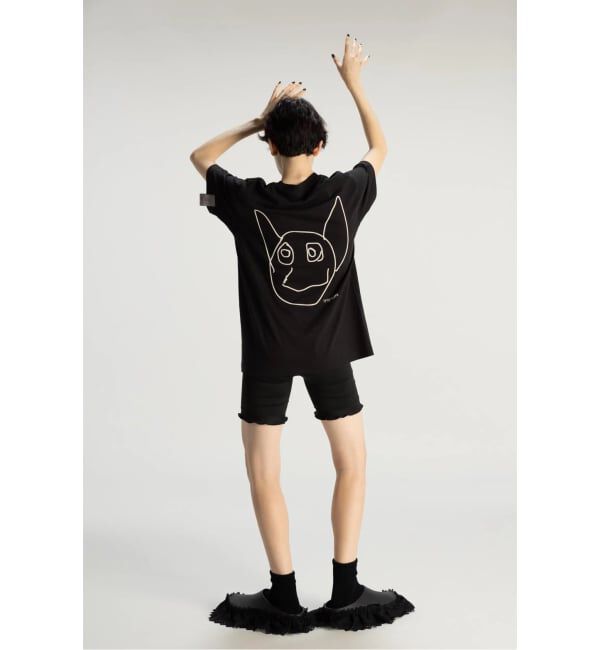Oriens JOURNAL STANDARD「【irojikake/イロジカケ】 ORGANIC COTTON IJ T-SHIRT」|Tシャツ・カットソー|ブラック