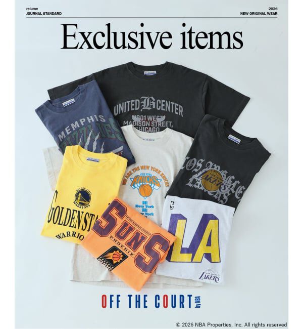 JOURNAL STANDARD relume「Off The Court by NBA / オフ・ザ・コート バイ NBA 別注 プリントTシャツ」|Tシャツ・カットソー|