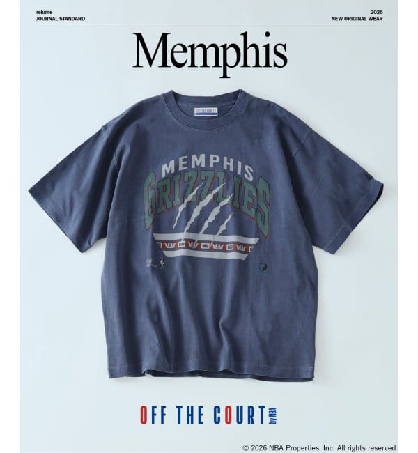 JOURNAL STANDARD relume「Off The Court by NBA / オフ・ザ・コート バイ NBA 別注 プリントTシャツ」|Tシャツ・カットソー|ネイビー