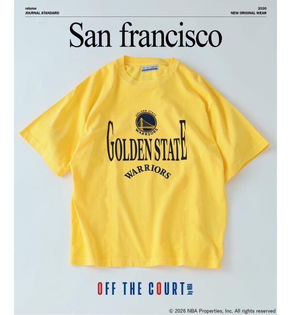 JOURNAL STANDARD relume「Off The Court by NBA / オフ・ザ・コート バイ NBA 別注 プリントTシャツ」|Tシャツ・カットソー|イエロー