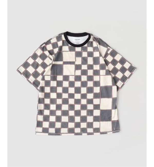 JOURNAL STANDARD「potato head / ポテトヘッド Monogram Check T-Shirts」|Tシャツ・カットソー|ナチュラル