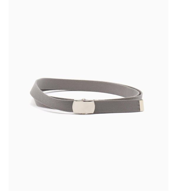 JOURNAL STANDARD「SOLID COLOR WEB BELT NARROW WEB 20mm」|ベルト|グレーA